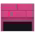 Cabeceira Casal Brick P02 140 cm para cama Box Suede Pink - Amarena Móveis