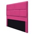 Cabeceira Casal Brick P02 140 cm para cama Box Suede Pink - Amarena Móveis