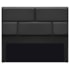 Cabeceira Casal Brick P02 140 cm para cama Box Suede Preto - Amarena Móveis