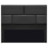 Cabeceira Casal Brick P02 140 cm para cama Box Suede Preto - Amarena Móveis