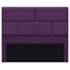 Cabeceira Casal Brick P02 140 cm para cama Box Suede Roxo - Amarena Móveis