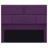 Cabeceira Casal Brick P02 140 cm para cama Box Suede Roxo - Amarena Móveis