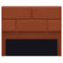 Cabeceira Casal Brick P02 140 cm para cama Box Suede Terracota - Amarena Móveis