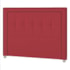 Cabeceira Casal Catania P04 140 cm Suede  Vermelho TCA 53 - Amarena Móveis