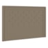 Cabeceira Casal Estocolmo P04 140 cm Suede Marrom Claro TCA 945 - Amarena Móveis