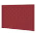 Cabeceira Casal Estocolmo P04 140 cm Suede  Vermelho TCA 53 - Amarena Móveis