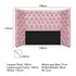 Cabeceira Casal Everest P02 140 cm para cama Box Corano Rosa Bebê - Amarena Móveis