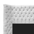 Cabeceira Casal Everest P02 140 cm para cama Box Suede Branco - Amarena Móveis