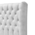 Cabeceira Casal Everest P02 140 cm para cama Box Suede Branco - Amarena Móveis