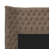 Cabeceira Casal Everest P02 140 cm para cama Box Suede Marrom - Amarena Móveis
