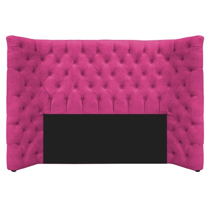 Cabeceira Casal Everest P02 140 cm para cama Box Suede Pink - Amarena Móveis