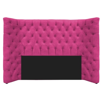 Cabeceira Casal Everest P02 140 cm para cama Box Suede Pink - Amarena Móveis