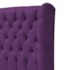 Cabeceira Casal Everest P02 140 cm para cama Box Suede Roxo - Amarena Móveis