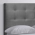 Cabeceira Casal Heloísa I02 140 cm Suede Cinza - Amarena Móveis