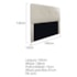 Cabeceira Casal Marseille P02 140 cm Corano Bege - Amarena Móveis
