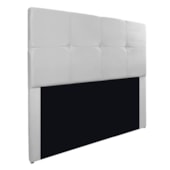 Cabeceira Casal Marseille P02 140 cm Corano Branco - Amarena Móveis