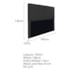 Cabeceira Casal Marseille P02 140 cm Corano Preto - Amarena Móveis