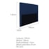 Cabeceira Casal Marseille P02 140 cm Suede Azul Marinho - Amarena Móveis
