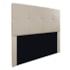 Cabeceira Casal Marseille P02 140 cm Suede Bege - Amarena Móveis