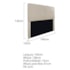 Cabeceira Casal Marseille P02 140 cm Suede Bege - Amarena Móveis
