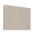 Cabeceira Casal Marseille P02 140 cm Suede Bege - Amarena Móveis