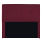 Cabeceira Casal Marseille P02 140 cm Suede Bordô - Amarena Móveis