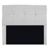 Cabeceira Casal Marseille P02 140 cm Suede Branco - Amarena Móveis