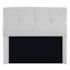 Cabeceira Casal Marseille P02 140 cm Suede Branco - Amarena Móveis