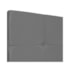 Cabeceira Casal Marseille P02 140 cm Suede Cinza - Amarena Móveis