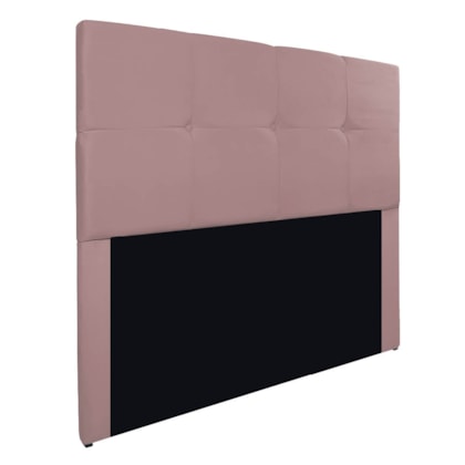Cabeceira Casal Marseille P02 140 cm Suede Rosê - Amarena Móveis
