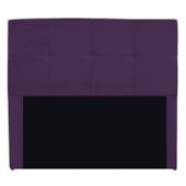Cabeceira Casal Marseille P02 140 cm Suede Roxo - Amarena Móveis
