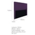 Cabeceira Casal Marseille P02 140 cm Suede Roxo - Amarena Móveis