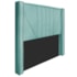 Cabeceira Casal Minsk P02 140 cm para cama Box Suede Azul Tiffany - Amarena Móveis