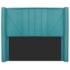 Cabeceira Casal Minsk P02 140 cm para cama Box Suede Azul Turquesa - Amarena Móveis