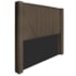 Cabeceira Casal Minsk P02 140 cm para cama Box Suede Marrom - Amarena Móveis