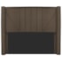 Cabeceira Casal Minsk P02 140 cm para cama Box Suede Marrom - Amarena Móveis