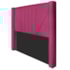 Cabeceira Casal Minsk P02 140 cm para cama Box Suede Pink - Amarena Móveis