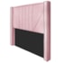 Cabeceira Casal Minsk P02 140 cm para cama Box Suede Rosa Bebê - Amarena Móveis