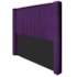 Cabeceira Casal Minsk P02 140 cm para cama Box Suede Roxo - Amarena Móveis