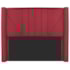 Cabeceira Casal Minsk P02 140 cm para cama Box Suede Vermelho - Amarena Móveis