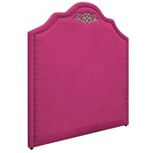 Cabeceira Casal Orlando P02 140 cm para cama Box Suede Pink - Amarena Móveis
