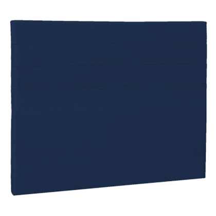 Cabeceira Casal Porto P04 140 cm Suede Azul Marinho TCA 948 - Amarena Móveis