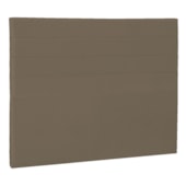 Cabeceira Casal Porto P04 140 cm Suede Marrom Claro TCA 945 - Amarena Móveis