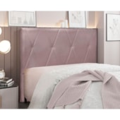 Cabeceira casal serena SPZ 140cm veludo Lilás