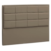 Cabeceira Casal Tallin P04 140 cm Suede Marrom Claro TCA 945 - Amarena Móveis