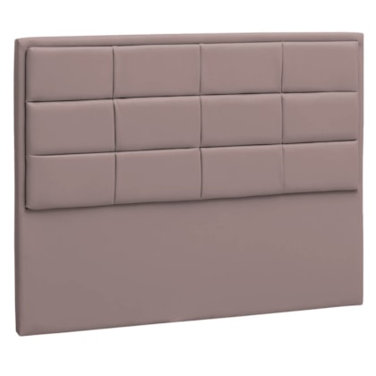 Cabeceira Casal Tallin P04 140 cm Suede Rosê TCA 949 - Amarena Móveis