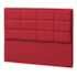 Cabeceira Casal Tallin P04 140 cm Suede  Vermelho TCA 53 - Amarena Móveis