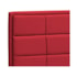 Cabeceira Casal Tallin P04 140 cm Suede  Vermelho TCA 53 - Amarena Móveis