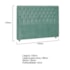 Cabeceira Casal Tóquio P04 140 cm Suede Turquesa TCA 946 - Amarena Móveis