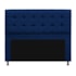 Cabeceira Copenhague 160 cm Queen Size Suede Azul Marinho AM Decor